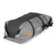 Kappa K' Rugged сумка-валик для сидіння 45л 100 PROCENT водонепроникна 61x34x23см чорний-срібний