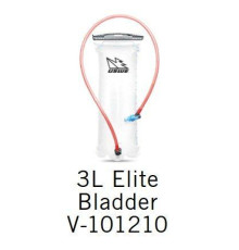 Uswe Elite резервуар для гідратації з трубкою і клапаном 3 л прозорий