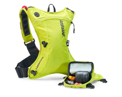 Uswe Outlander 3 Гідратаційна Система 1,5л Резервуар (3л+2л Рюкзак) Жовтий Fluo