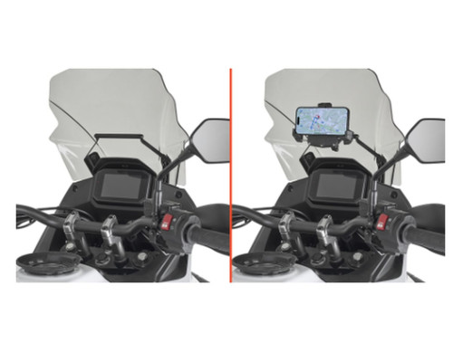 Kappa, поперечка, для встановлення сумок і кріплень GPS/смартфон, HONDA XL 750 Transalp '23, чорний