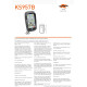 Kappa, торба для GPS/смартфона, сумісність iPhone X/8/7/6s/Plus, Samsung Galaxy S6/S7/S8/S9/Edge, кріплення на кермо та дзеркало, чорний
