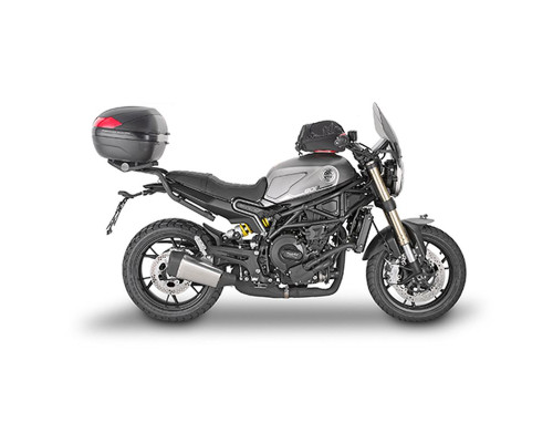 Kappa, Стелаж kufra центрального, Багажник для Benelli Leoncio 800 '22, Без Плити, Чорний
