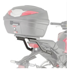 Kappa, Стелаж для центрального кофра, HONDA CB 125R (18-19), CB 300R (18-19), без плити, чорний