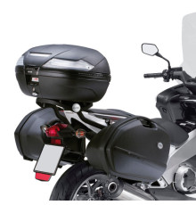 Kappa, Стелаж kufra центрального, для HONDA Integra 700, без плити, 2012-2013, чорний