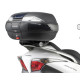 Kappa, Стелаж kufra центрального, для HONDA Silver Wing 400/600, з платою Monokey, Чорний