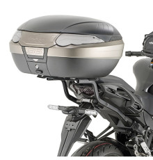 Kappa, Стелаж для центрального кофра, Kawasaki Ninja 1000 SX, без плити, 2020, чорний