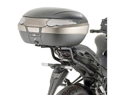 Kappa, Стелаж для центрального кофра, Kawasaki Ninja 1000 SX, без плити, 2020, чорний
