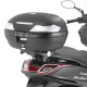 Kappa, Стелаж kufra центрального, Kymco Downtown 125 ABS/350, Без Плити, Чорний