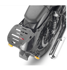 Kappa, Стелаж для центрального кофра, Royal Enfield Super Meteor 650 '23, без плити, чорний