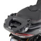 Kappa, Стелаж для центрального кофра, Suzuki Burgman 400, 2006-2018, без плити, чорний