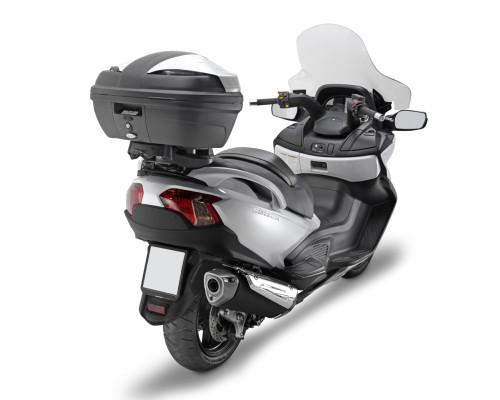 Kappa KM6M Стелаж для центрального кофра з місцем для U-lock Suzuki Burgman 650/Executive (02-15) чорний