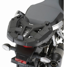 Kappa, Стелаж для центрального кофра, Suzuki DL 1000 V-Strom, з пластиною Monokey, 2014-2015, чорний