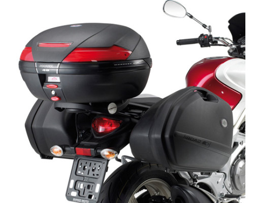 Kappa Стелаж для центрального кофра Suzuki Gladius 650 (09-15) з пластиною Monokey чорний