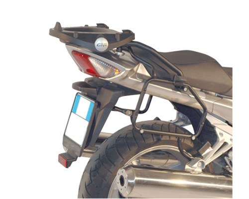 Kappa, Стелаж для центрального кофра, YAMAHA FJR 1300 (01-05), з пластиною Monolock, чорний