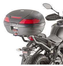 Kappa, Стелаж kufra центрального, для YAMAHA MT-07 (2018), без плити, чорний