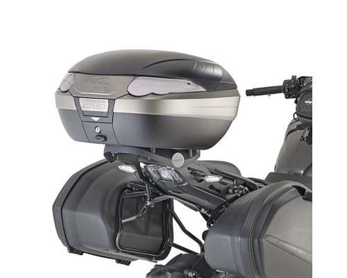 Kappa, Стелаж для центрального кофра, YAMAHA Niken 900, без плити, чорний