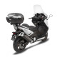 Kappa Стелаж для центрального кофра YAMAHA T-Max 500 (08-11), T-Max 530 (12-15) з пластиною Monokey чорний