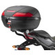 Kappa, Стелаж для центрального кофра, YAMAHA XJ6 (09-15), XJ6 Diversion/F (09-13), без плити, чорний