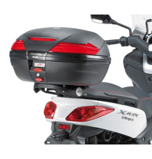 Kappa Стелаж для центрального кофра YAMAHA X-Max 125-250 (2010-2013) MBK Skycruiser 125 (2010-2012) з монокей пластиною чорний