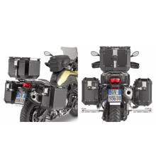 Kappa, Стелаж Бічні футляри Monokey Cam Side, Кріплення для бокових кофрів, BMW F 750 GS (18-19), F 850 GS (18-19), F 850 GS Adventure (19), Чорний