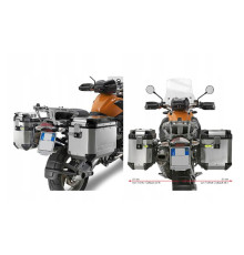 Kappa, Стелаж Бічні футляри Monokey Cam Side, для BMW R 1200 GS (04-12), R 1200 GS Adventure (06-13), під KFR K'Force Alu, Чорний