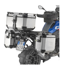 Kappa, Стелаж Бічні футляри Monokey Cam Side, для BMW R 1300 GS '24-, під Куфри KFR K'Force Alu, Чорний