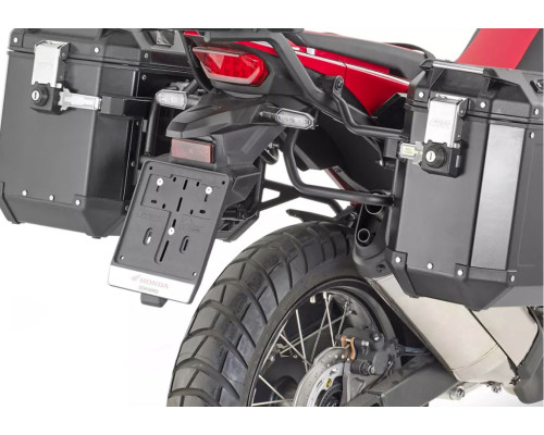 Kappa, Стелаж Бічні футляри Monokey Cam Side, для HONDA CRF 1100L Africa Twin (2020), під Куфри KFR K'Force Alu, Чорний