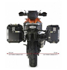 Kappa Стелаж Бічні футляри Monokey Cam Side KTM 1190 Adventure/R (13-16) 1050 Adventure/1290 Super Adventure (15-16) 1090 Adventure/1290 Super Adventure R/S (17-19) T (17) під Куфри KFR K'Force Alu Чорний