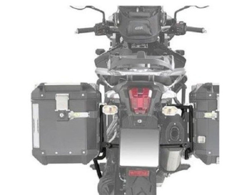 Kappa Стелаж Бічні футляри Monokey Cam Side Triumph Tiger 1200 (18), Tiger Explorer 1200 (12-15), Tiger Explorer 1200 (16-17) Алюмінієвий Сріблястий
