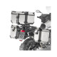 Kappa, Стелаж Бічні футляри Monokey Cam Side, для Triumph Tiger 900 '20-'24, алюмінієвий, сріблястий