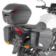 Kappa CB 125F (21-) Стелаж для бокових кофрів Monokey чорний