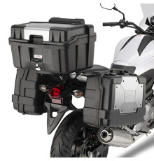 Kappa, Стелаж Бічні футляри Monokey, для HONDA NC 700S/X (12-13), NC 750S/X/DCT (14-15), підходить для Monokey Retro-Fit K-Venture Alu та K'Mission Alu, Чорний