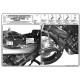 Kappa, Стелаж Бічні футляри Monokey, для HONDA XL 700V Transalp (08-13), під Monokey K'Mission Alu, Чорний