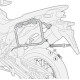 Kappa, Стелаж Бічні футляри Monokey, для HONDA XL 750 Transalp (2023), під Monokey Retro-Fit K-Venture Alu та K'Mission Alu, Чорний