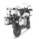 Kappa, Стелаж Бічні футляри Monokey, для Kawasaki Versys 650 (15-19), підходить для Monokey Retro-Fit K-Venture Alu та K'Mission Alu, Чорний