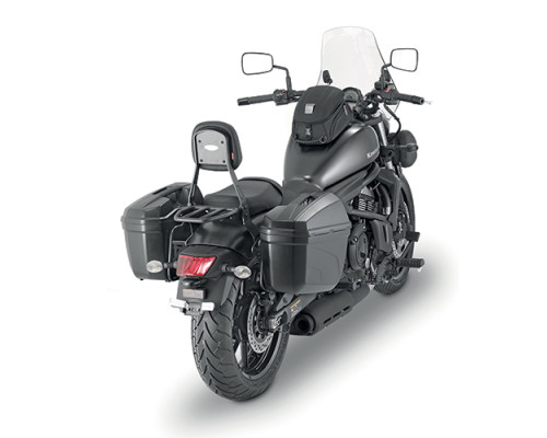 Kappa, Стелаж Бічні футляри Monokey, для Kawasaki Vulcan S 650, 2015-2019, Чорний
