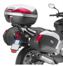 Kappa, Стелаж Бічні футляри Monokey Side, для HONDA Integra 700 (2012-2013), з монтажем KZ1109 або 1109KIT, чорний