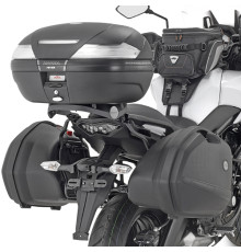 Kappa, Стелаж Бічні футляри Monokey Side, для Kawasaki Versys 650 (15-19), під Kufry K33N K'Road, чорний