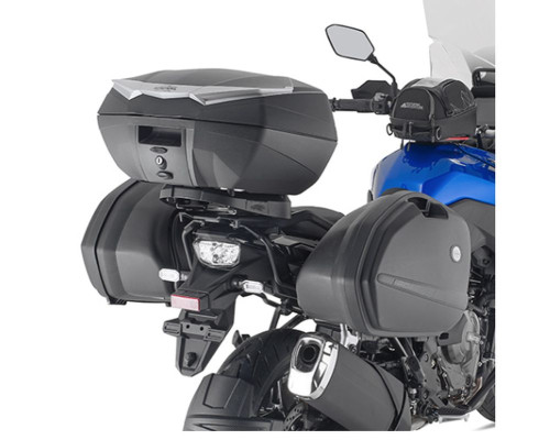 Kappa, Стелаж Бічні футляри Monokey Side, для Suzuki V-Strom 800DE '23, під Kufry K33N K'Road, Чорний
