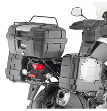 Kappa Стелаж Бічні футляри Monokey для Suzuki V-Strom 1050 (2020), V-Strom 1050 XT (2020), підходить для Monokey Retro-Fit K-Venture Alu та K'Mission Alu, чорний