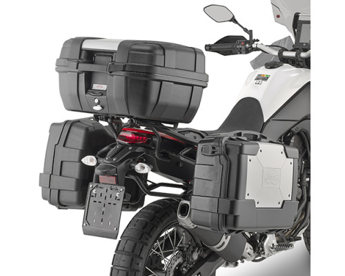 Kappa, Стелаж Бічні футляри Monokey, Кріплення для Бокових Кофрів, YAMAHA World Raid 700 (19-23), Чорний