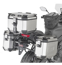 Kappa, Стелаж Бічні футляри Monokey, для YAMAHA Tracer 9 '21, під Monokey Retro-Fit K-Venture Alu та K'Mission Alu, Чорний
