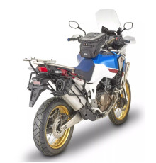 Kappa, Стелаж Бічні футляри, Монтаж Monokey, HONDA CRF 1000L Africa Twin (18-19), Adventure Sports (18-19), Alu