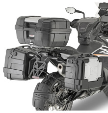 Kappa, Стелаж Бічні футляри, Система Монтажу Monokey, KTM 790 Adventure/R, 2019, Чорний