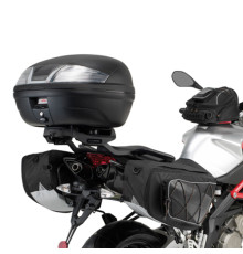Kappa, Стелаж під бокові сумки, сумісний з Aprilia Shiver 750 '10-11, підходить для кофрів RA314 Easy Lock, чорний