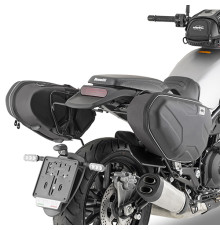 Kappa, Стелаж, підставка під бокові сумки, сумісність з Benelli Leoncino 500 (2017-2018), чорний
