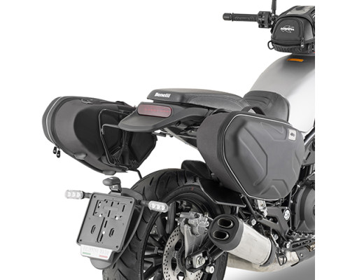 Kappa, Стелаж, підставка під бокові сумки, сумісність з Benelli Leoncino 500 (2017-2018), чорний