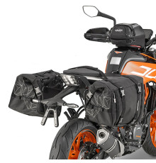 Kappa, Стелаж, підсумки бокові, KTM Duke 125-390, 2017-2019, чорний