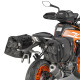 Kappa, Стелаж, підсумки бокові, KTM Duke 125-390, 2017-2019, чорний