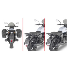 Kappa Remove-X Стійка для бокових сумок Moto Guzzi V7 Stone '21 Чорний